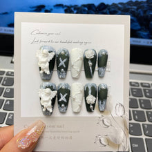 Load image into Gallery viewer, 💅Cherub Pure White Handmade Wearable Nails